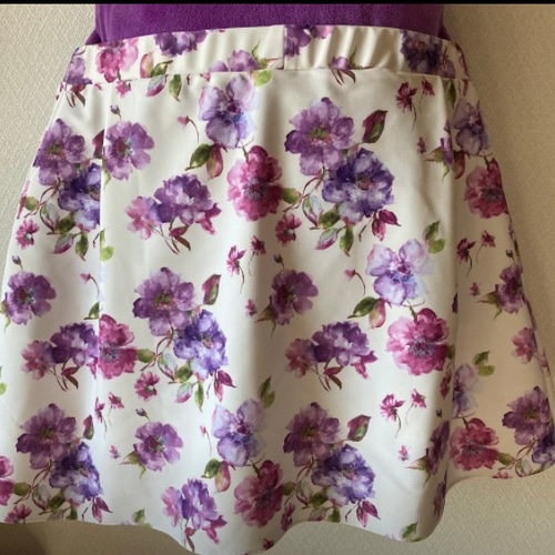 柄を選択オーダーメイド テニスウェア シンプルスコート ミニスカート