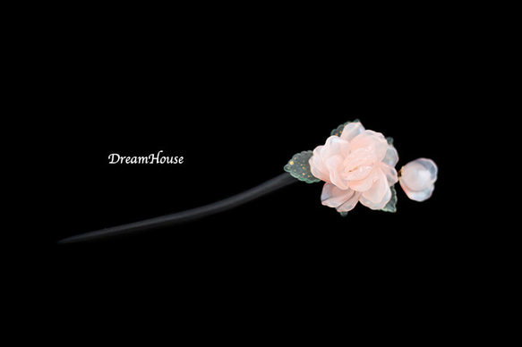 完売致しました<(_ _)>＊バラ・檀木の簪 かんざし dreamhouse