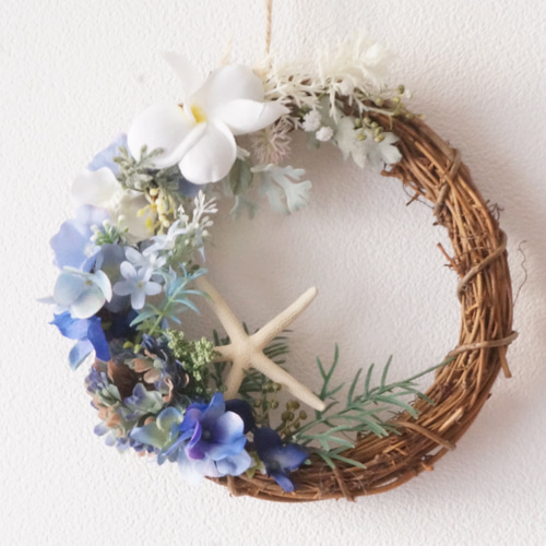 【おまとめ】サマーリース　シェル/ホワイト×ブルー おまとめ】サマーリース シェル/ホワイト×ブルー おまとめ】サマー