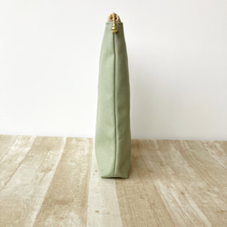 少し大きい充電器！ポーチ【ピスタチオ】 3枚目の画像