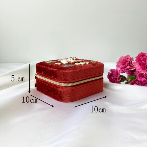 ジュエリーボックス アクセサリーケース 持ち運び 小さめ 携帯用