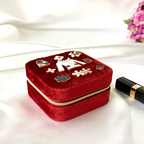 ジュエリーボックス アクセサリーケース 持ち運び 小さめ 携帯用