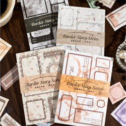 コラージュ素材まとめ売り④ 新品❗️ラベル量販店シリーズ コラージュ素材 ステッカーシール