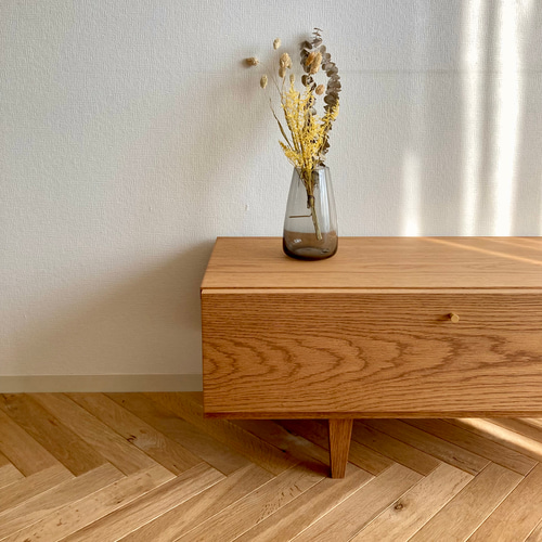 テレビボード 160cm オーク ブラウン 北欧 テレビ台 おしゃれ 無垢