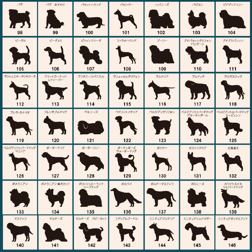 バーニーズマウンテンドッグ_ペットシルエットミニ黒板ボード_犬グッズ_名入れ_PET-TEP_ENT_097_145