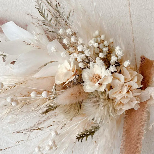 横長スワッグ スワッグ ドライフラワー バースデーフォト スワッグ