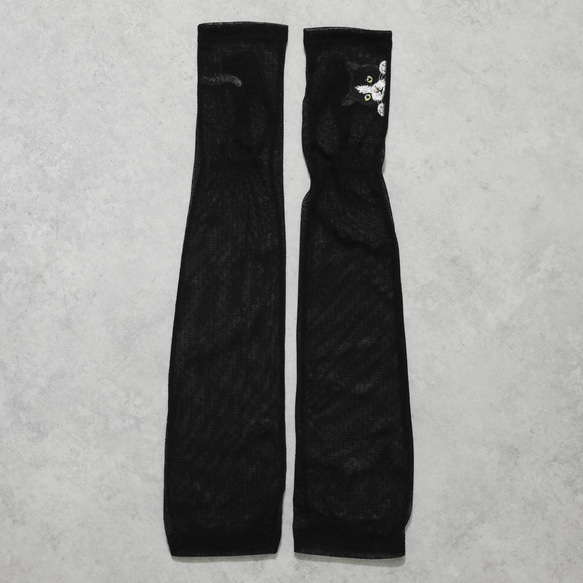 [貓臂套]黑白/長/防紫外線/100%棉 贈送Mytaine 第14張的照片