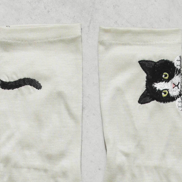 [貓臂套]黑白/長/防紫外線/100%棉 贈送Mytaine 第12張的照片