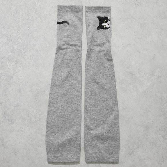 [貓臂套]黑白/長/防紫外線/100%棉 贈送Mytaine 第8張的照片