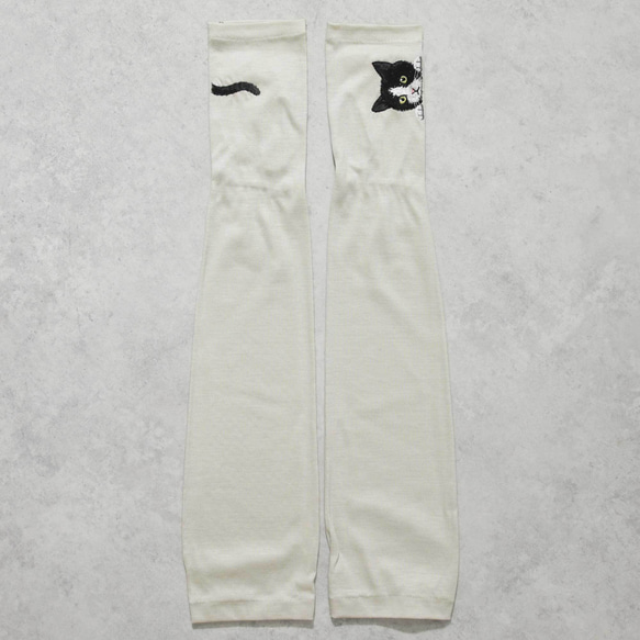 [貓臂套]黑白/長/防紫外線/100%棉 贈送Mytaine 第11張的照片