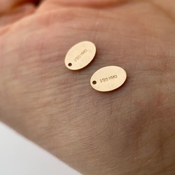 2個～14kgf オーバルプレート 刻印 6枚目の画像