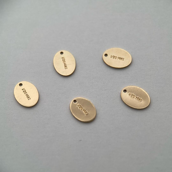 2個～14kgf オーバルプレート 刻印 2枚目の画像