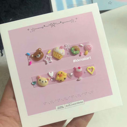 3Dネイルパーツ デコパーツ キャラクター リラックマ 推しネイル