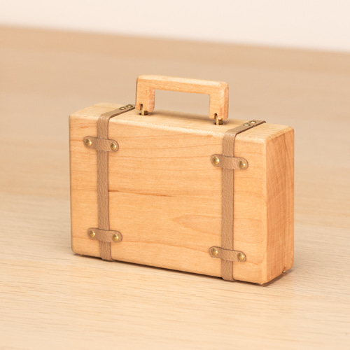 木製のアクセサリーケース 旅行 携帯用 トランクケース その他ケース