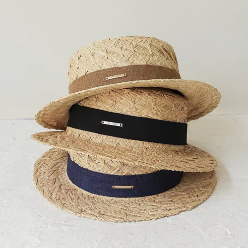 【極美品】アシーナニューヨーク ローズマリー ラフィアハット 麦わら帽子 夏上品 極美品】アシーナニューヨーク ローズマリー ラフィアハット