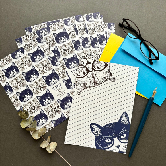 TORA HACHI MEGANE レターセット 1枚目の画像