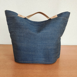 KURASHI+Ki BAG L Indigo（ショッピングトート・インディゴ