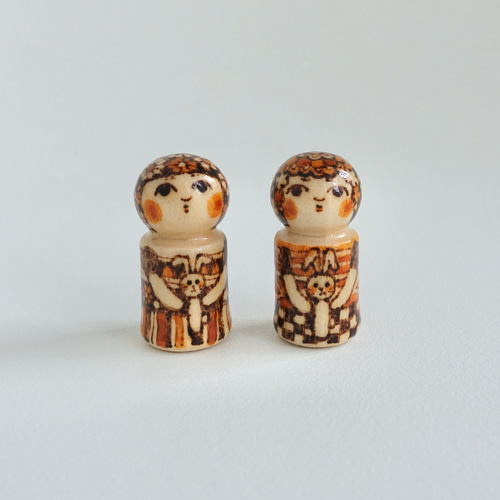 ビッグ　稀少品アンティークこけし2体セット ビッグ 稀少品アンティークこけし2体セット Yahoo!オークション