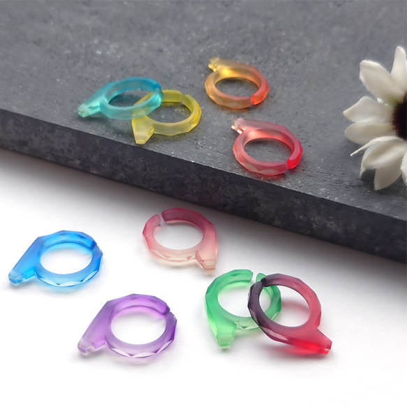 ピアスがつけられるイヤーカフ〈P-cuffs〉ーダイヤカットー 1枚目の画像