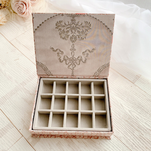 ジュエリーボックス おしゃれ 持ち運び 収納 ケース リバティ生地使用