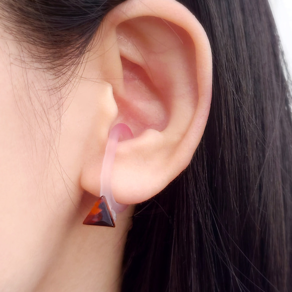 ピアスがつけられるイヤーカフ〈Q-cuffs〉 10枚目の画像