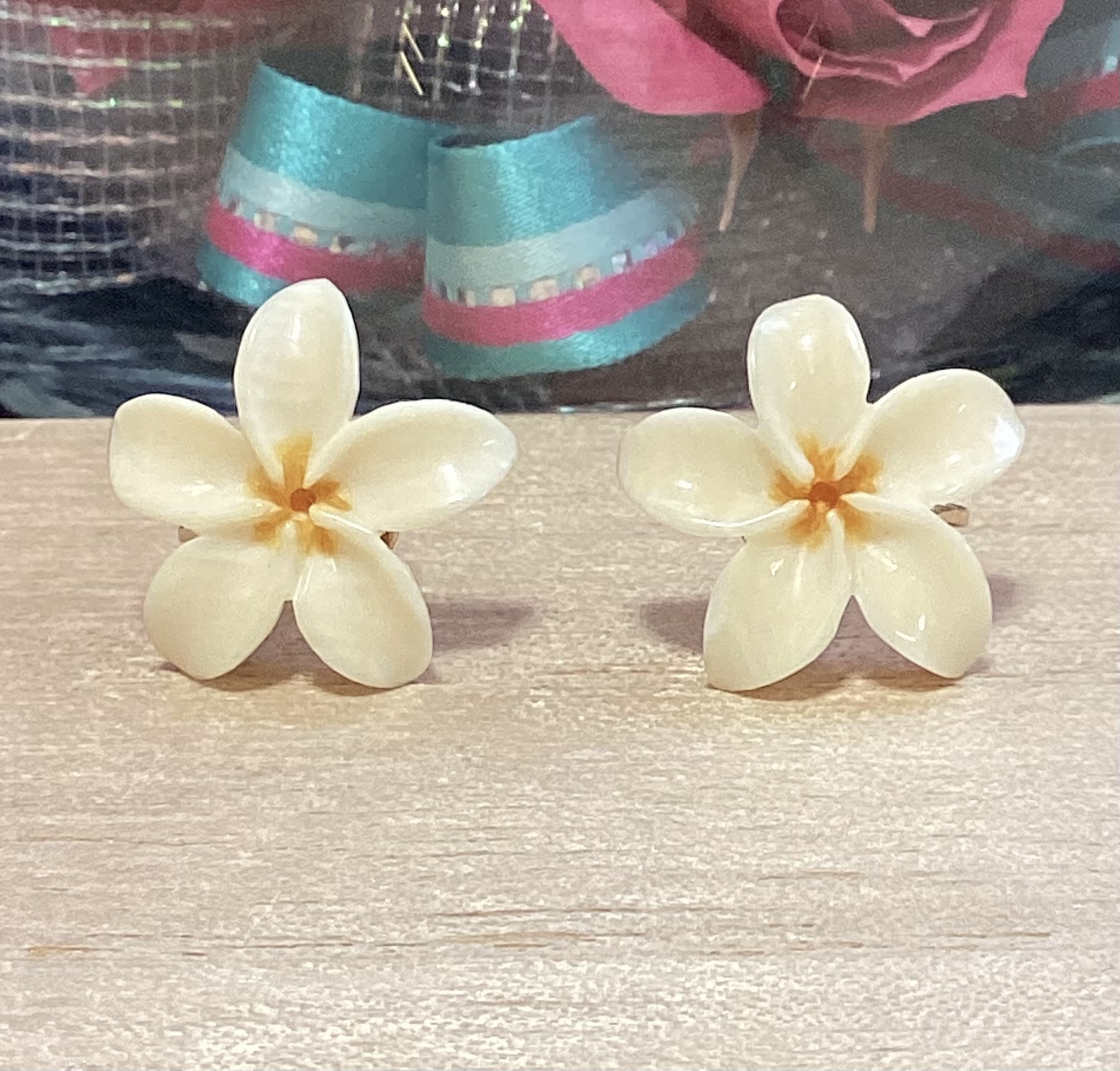 ☆本象牙イヤリング　※H-12