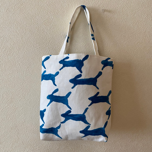 ミナペルホネン run run runで作ったミニトートバック トート