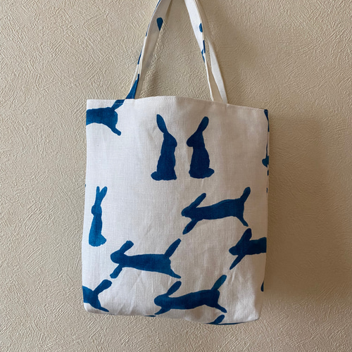 ミナペルホネン run run runで作ったミニトートバック トートバッグ