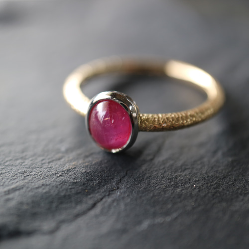 スタールビー指輪 指輪・リング YUDA 通販 17986637｜Creema(クリーマ)