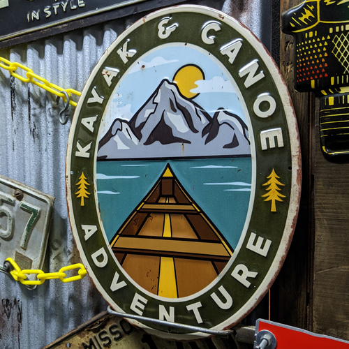 幻のブリキ看板 ① 世界に1枚の看板 アメリカンヴィンテージ加工