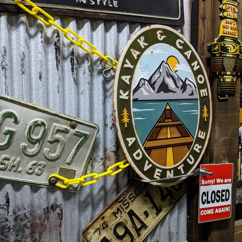 幻のブリキ看板 ① 世界に1枚の看板 アメリカンヴィンテージ加工