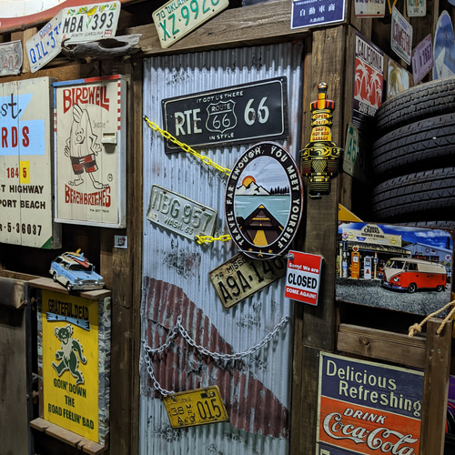 幻のブリキ看板 ② 世界に1枚の看板 アメリカンヴィンテージ加工