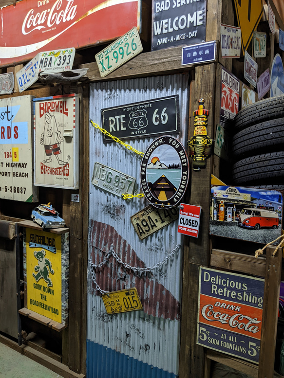 幻のブリキ看板 ② 世界に1枚の看板 アメリカンヴィンテージ加工