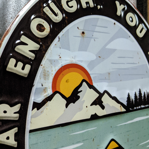 幻のブリキ看板 ② 世界に1枚の看板 アメリカンヴィンテージ加工