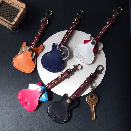 ◇特集掲載【夏限定】ミニチュアエレキギターのピックケース【5種選択