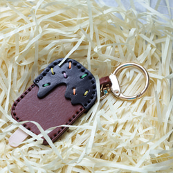 [冰糖] 美味皮革鑰匙圈、真皮掛件、包包掛件 第7張的照片