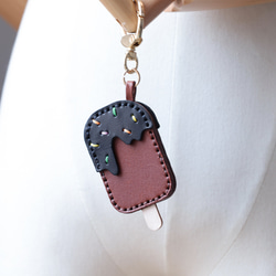 [冰糖] 美味皮革鑰匙圈、真皮掛件、包包掛件 第1張的照片