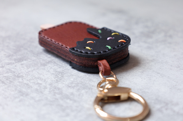 [冰糖] 美味皮革鑰匙圈、真皮掛件、包包掛件 第5張的照片