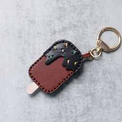 [冰糖] 美味皮革鑰匙圈、真皮掛件、包包掛件 第2張的照片