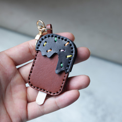 [冰糖] 美味皮革鑰匙圈、真皮掛件、包包掛件 第3張的照片