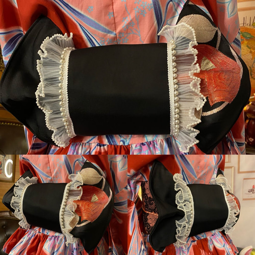 和洋折衷 浴衣 ミニ丈 ワンピース ドレス 2部式作り帯 和
