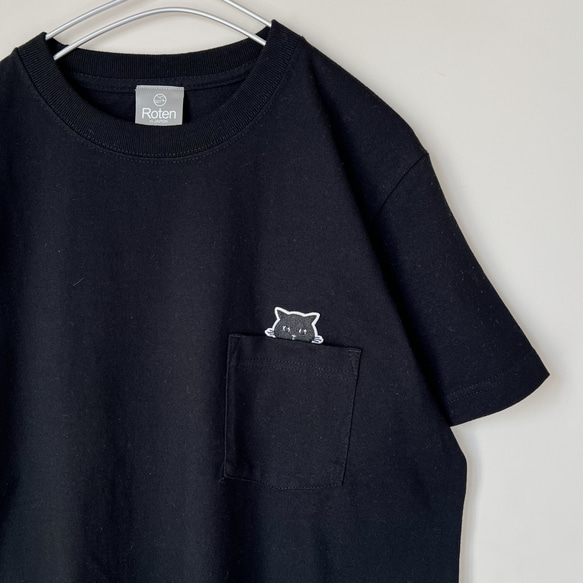 もこもこ 猫 ネコ キャット ぶすネコ ワッペン刺繍 Tシャツ もこもこ 猫 ネコ キャット ぶすネコ ワッペン刺繍 Tシャツ (T