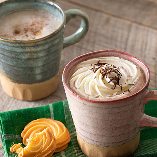 MIN-3003A 美濃窯変 ペアマグ 木箱入【日本製 美濃焼】（陶器 磁器