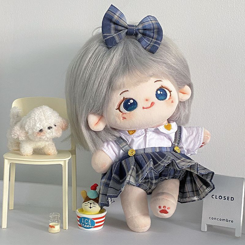 20cm 着せ替えぬいぐるみ 無属性 着せ替え人形 女の子 綿人形