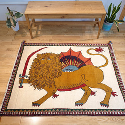 夏季限定特価】ペルシャ ライオンギャッベ 140x105cm