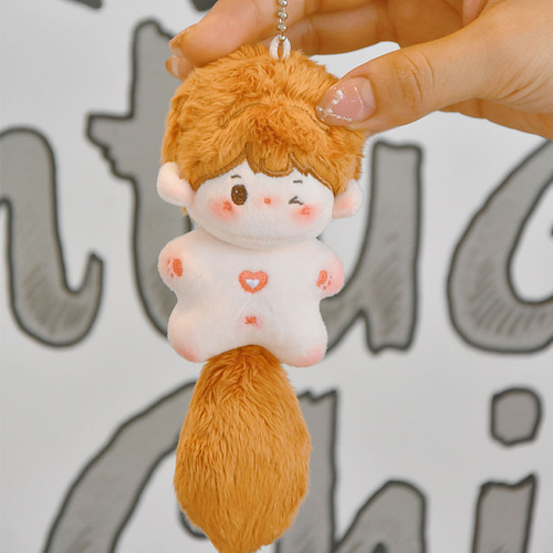 10cm 着せ替えぬいぐるみ 無属性 着せ替え人形 キーホルダー