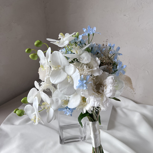 胡蝶蘭 ブルー アーティシャルフラワー プリザーブドフラワー