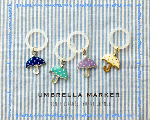 いろいろ傘のアンブレラマーカー キーホルダー quatresix 通販