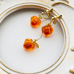 浪漫鬼灯のイヤリング／ピアス イヤリング・ノンホールピアス sorarium