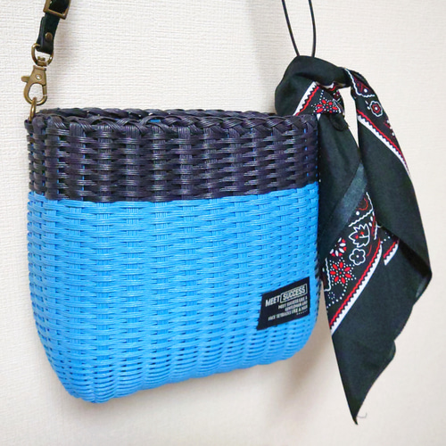 クラフトバンドかごバッグMさま専用 クラフトバンド かごバッグ M